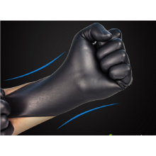 9 ιντσών μαύρα γάντια νιτρίλια